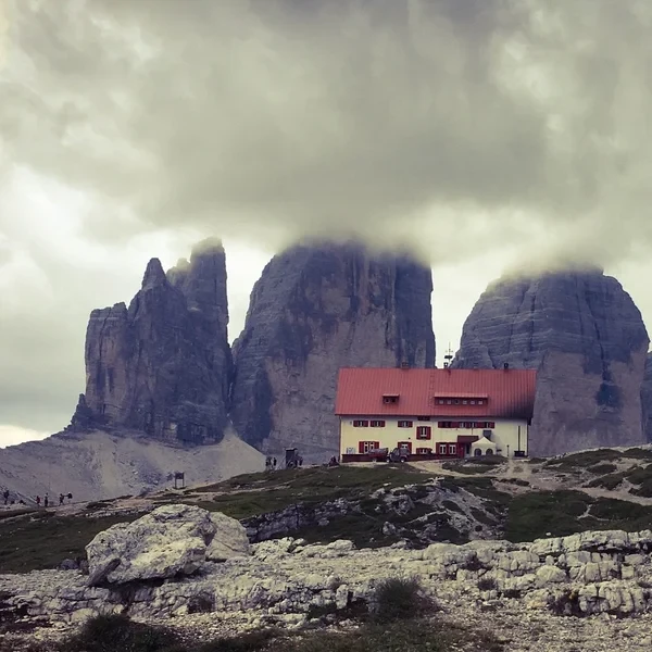 Refuge Locatelli dans les Dolomites